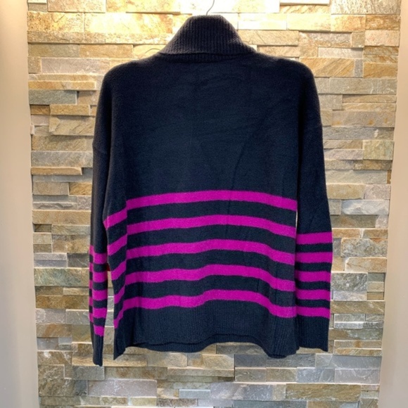 Vince Camuto Striped Turtleneck Sweater - Picture 3 of 5